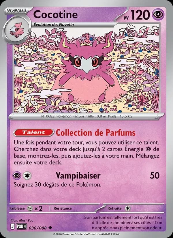 Cocotine — Équilibre Parfait 36 French Pokémon card