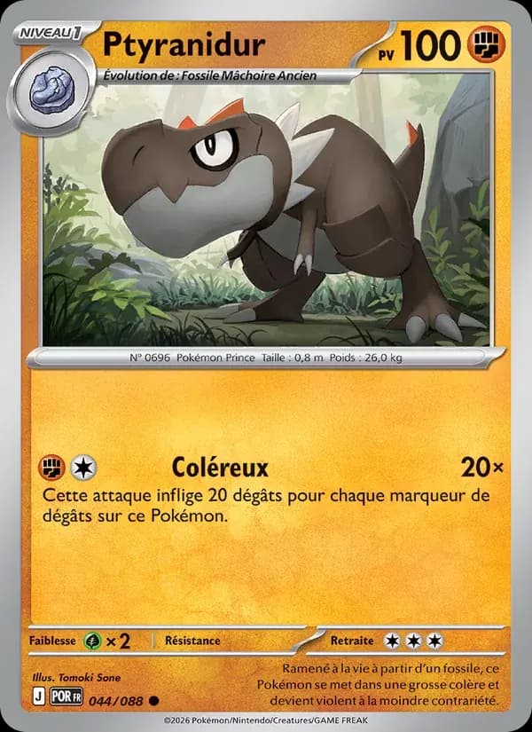 Ptyranidur — Équilibre Parfait 44 French Pokémon card