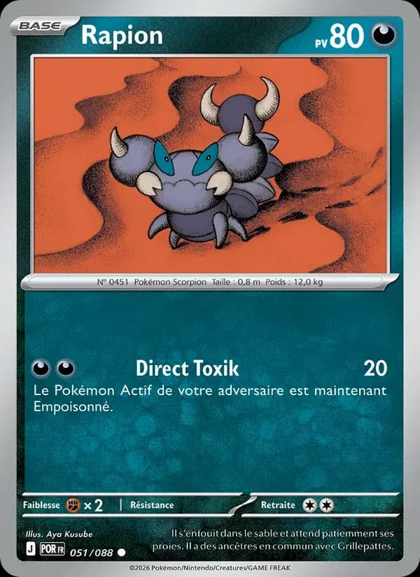 Rapion — Équilibre Parfait 51 French Pokémon card