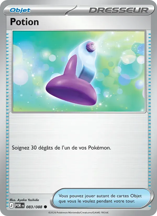 Potion — Équilibre Parfait 83 French Pokémon card