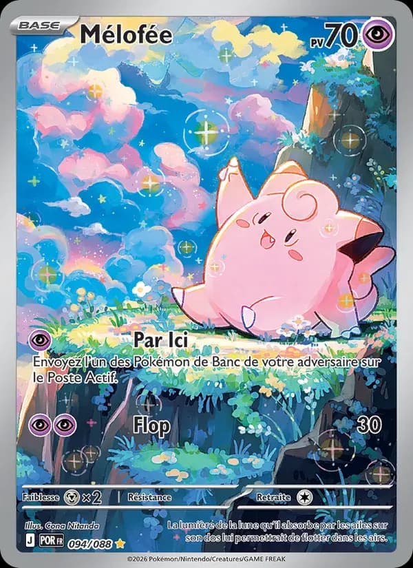 Mélofée — Équilibre Parfait 94 French Pokémon card