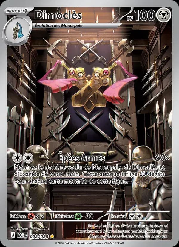 Dimoclès — Équilibre Parfait 98 French Pokémon card