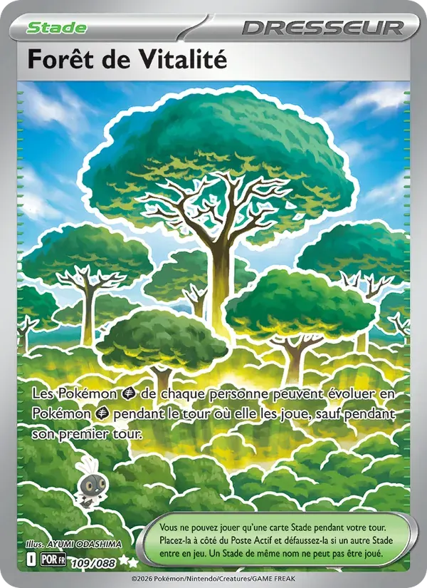 Forêt de Vitalité — Équilibre Parfait 109 French Pokémon card