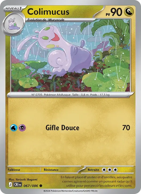 Colimucus — Chaos Ascendant 67 French Pokémon card