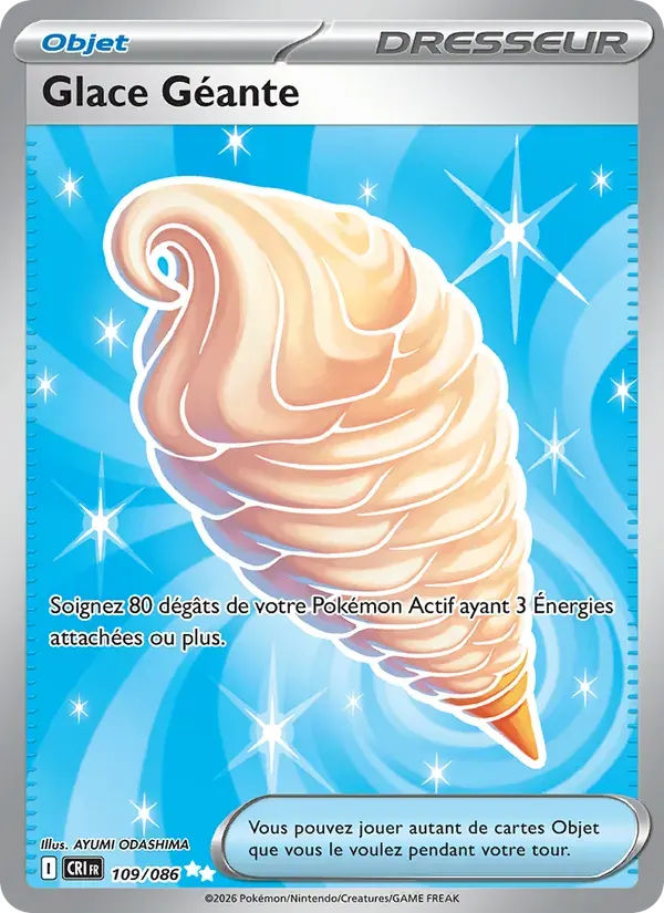Glace Géante — Chaos Ascendant 109 French Pokémon card