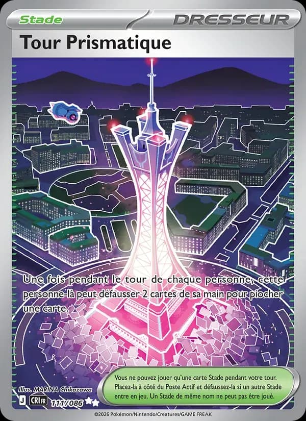 Tour Prismatique — Chaos Ascendant 111 French Pokémon card
