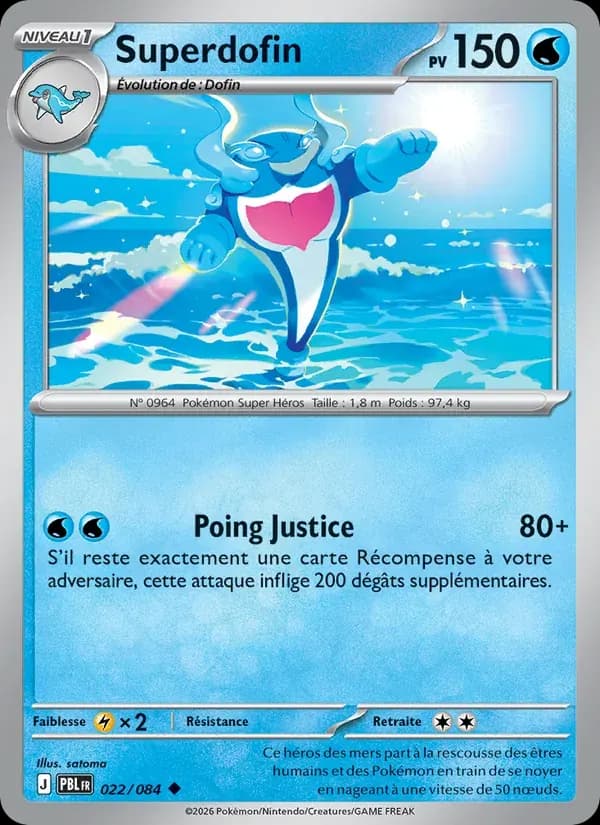 Superdofin — Nuit Noire 22 French Pokémon card