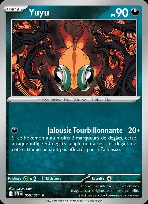 Yuyu — Nuit Noire 59 French Pokémon card