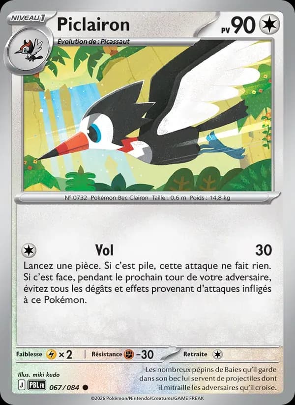 Piclairon — Nuit Noire 67 French Pokémon card