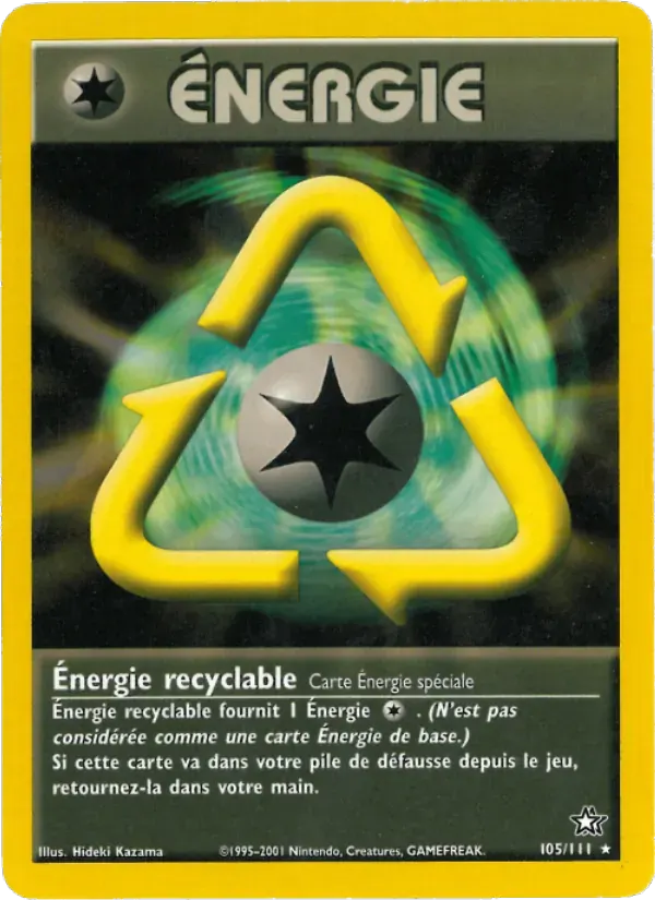 Énergie recyclable — Neo Genesis 105 French Pokémon card