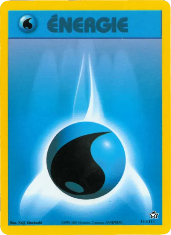 Énergie Eau — Neo Genesis 111 French Pokémon card