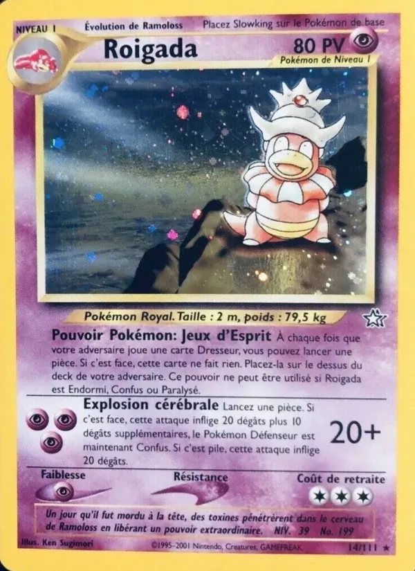 Roigada — Neo Genesis 14 French Pokémon card