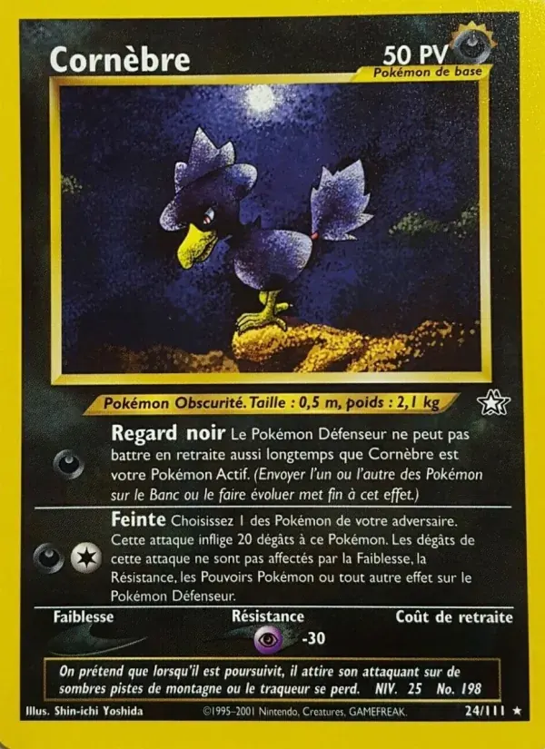 Cornèbre — Neo Genesis 24 French Pokémon card