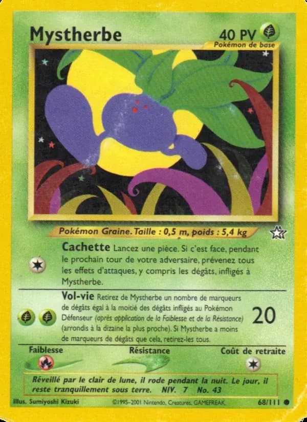 Mystherbe — Neo Genesis 68 French Pokémon card