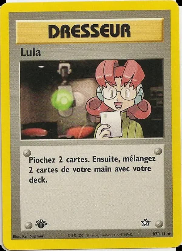 Lula — Neo Genesis 87 French Pokémon card