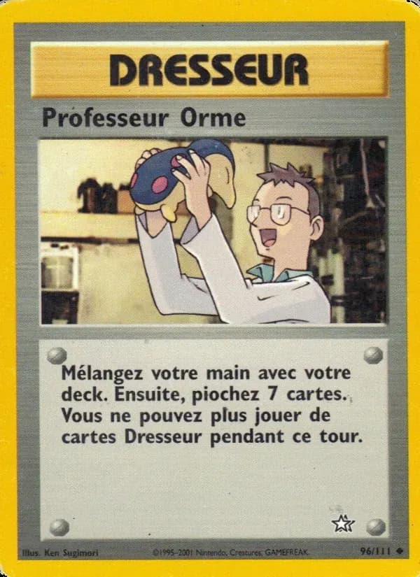 Professeur Orme — Neo Genesis 96 French Pokémon card