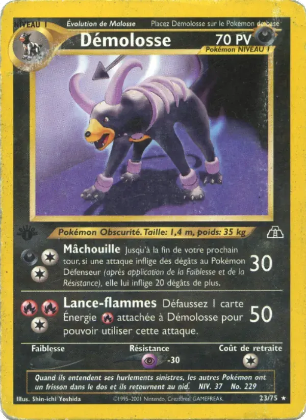 Démolosse — Neo Discovery 23 French Pokémon card