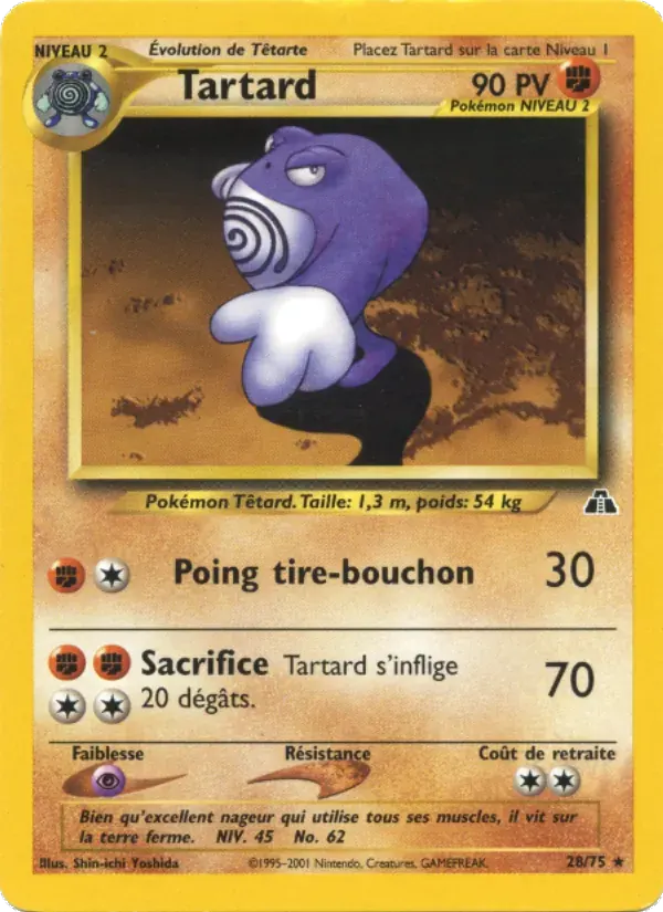 Tartard — Neo Discovery 28 French Pokémon card