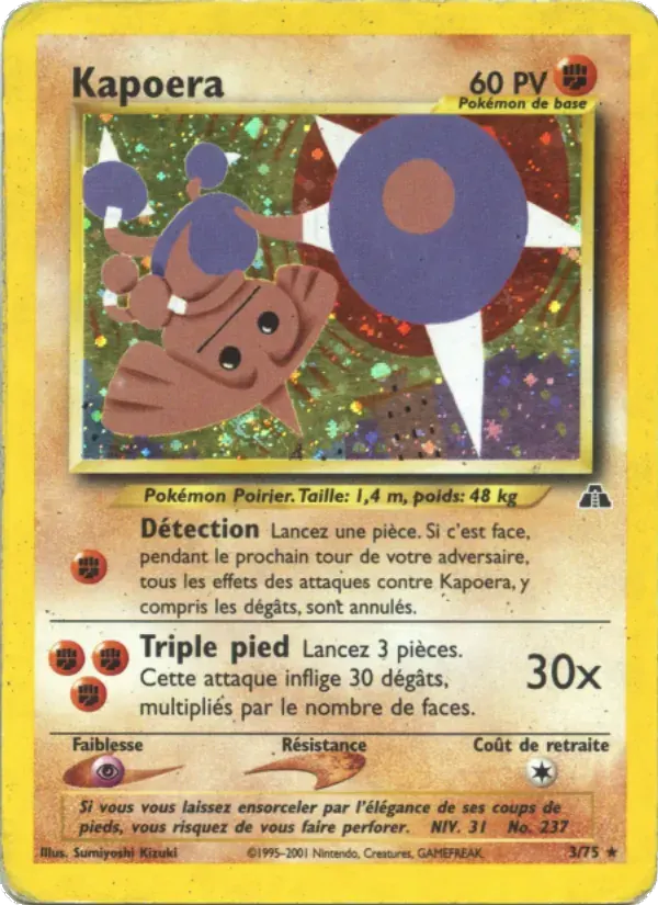 Kapoera — Neo Discovery 3 French Pokémon card