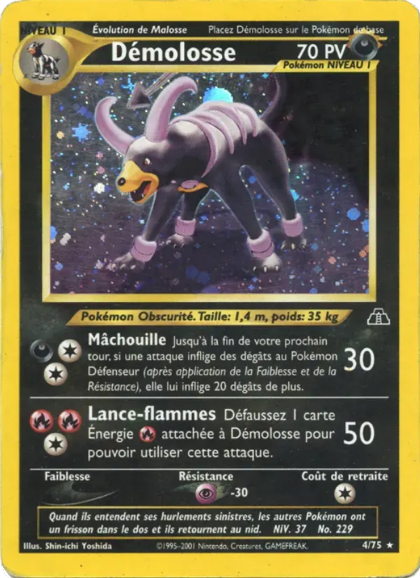 Démolosse — Neo Discovery 4 French Pokémon card