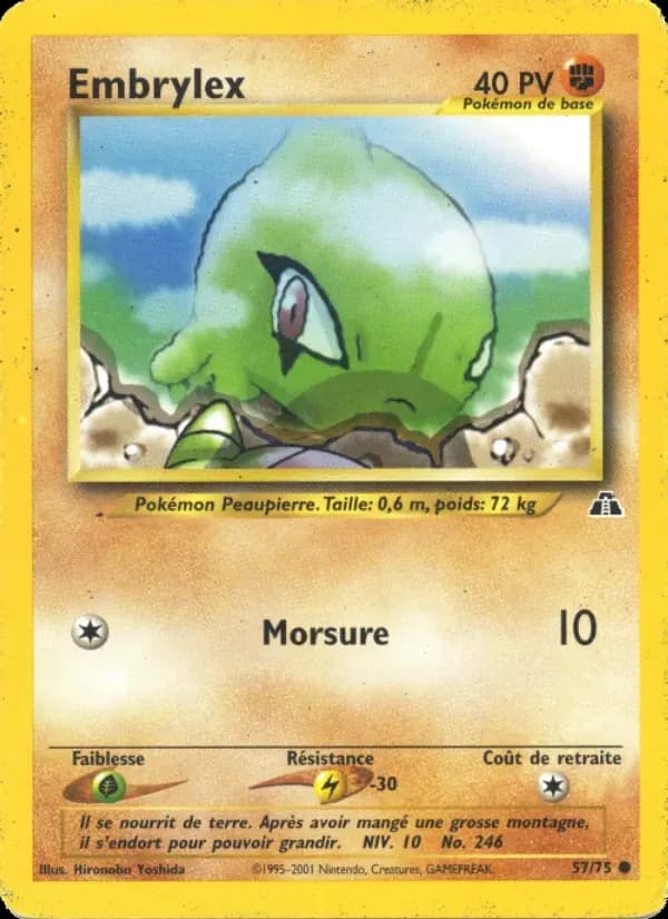 Embrylex — Neo Discovery 57 French Pokémon card