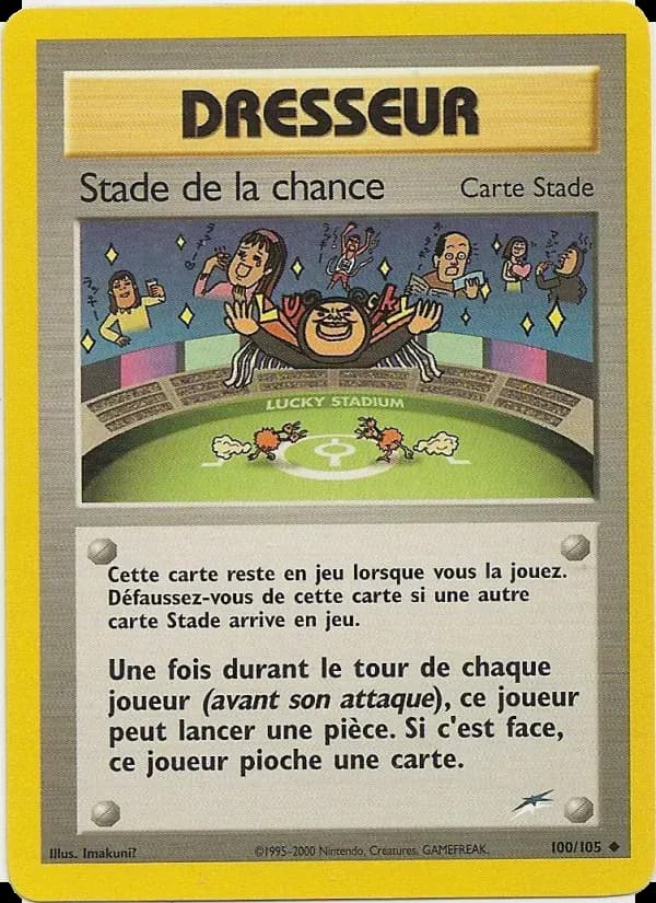 Stade de la chance — Neo Destiny 100 French Pokémon card