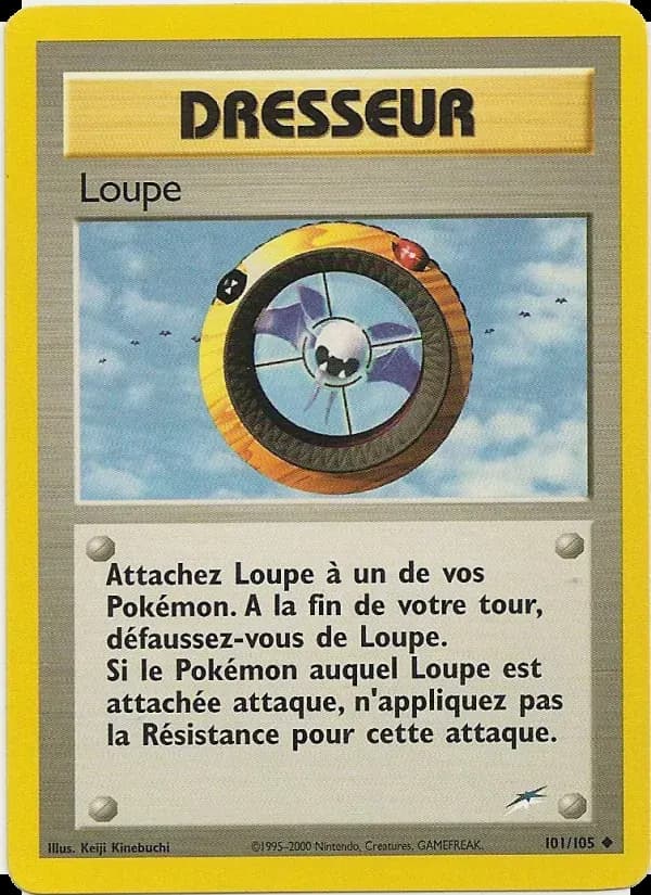 Loupe — Neo Destiny 101 French Pokémon card