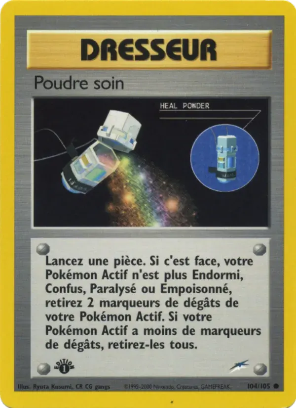 Poudre soin — Neo Destiny 104 French Pokémon card