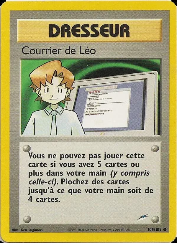 Courrier de Léo — Neo Destiny 105 French Pokémon card