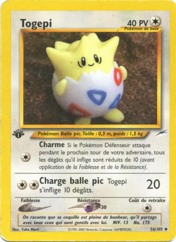 Togepi — Neo Destiny 56 French Pokémon card