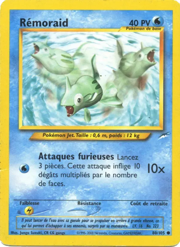 Rémoraid — Neo Destiny 80 French Pokémon card