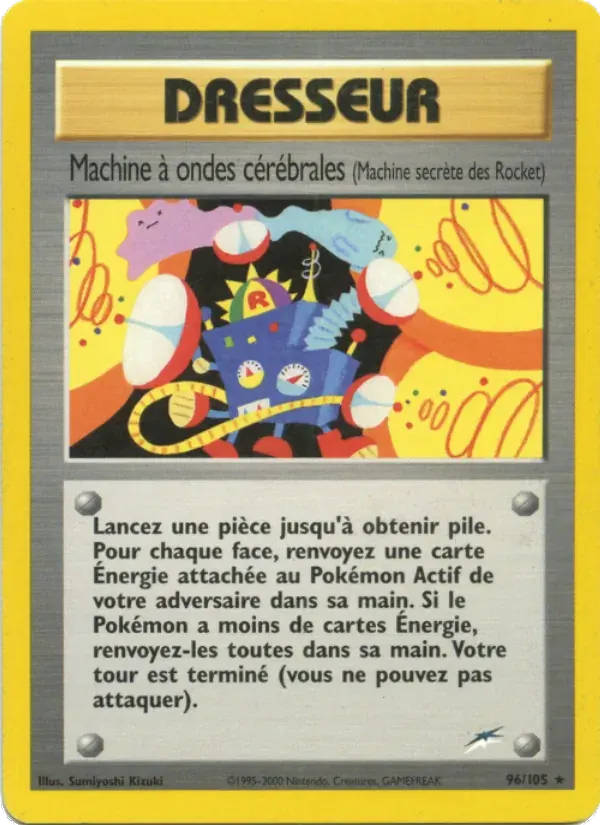 Machine à ondes cérébrales — Neo Destiny 96 French Pokémon card
