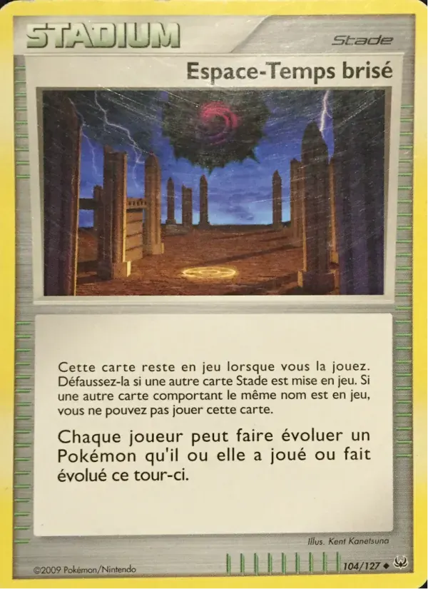 Espace-Temps brisé — Platine 104 French Pokémon card