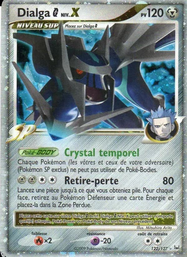 Dialga G NIV.X — Platine 122 French Pokémon card