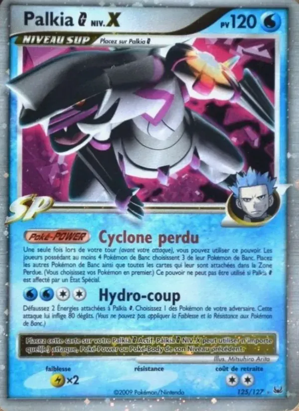 Palkia G NIV.X — Platine 125 French Pokémon card