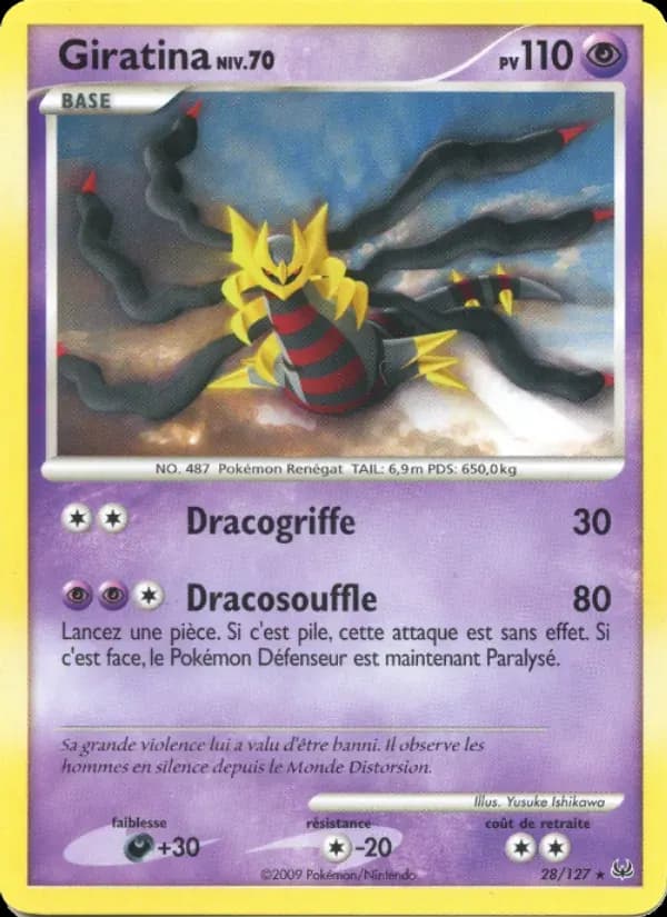 Giratina — Platine 28 French Pokémon card