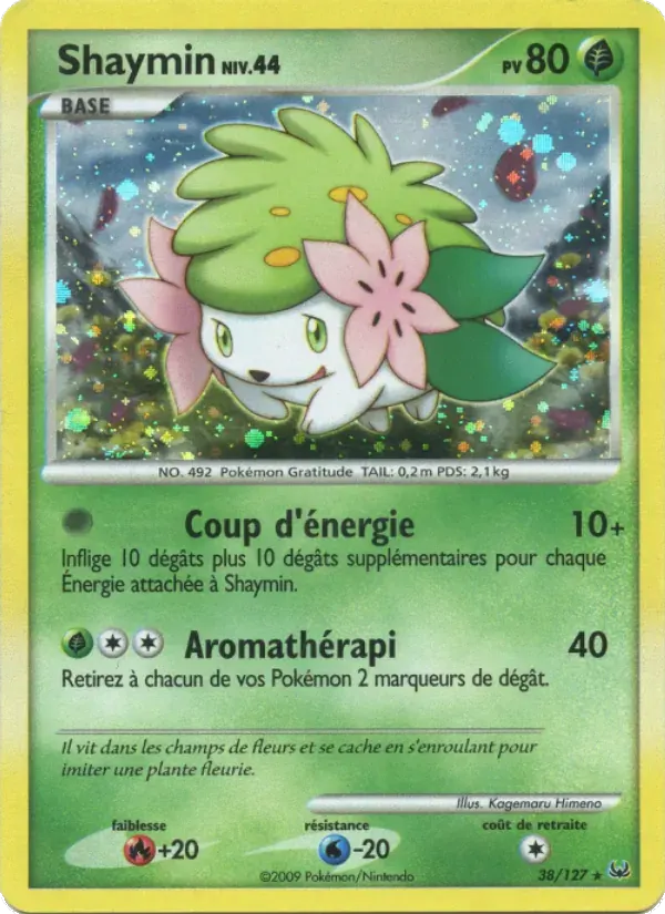 Shaymin — Platine 38 French Pokémon card