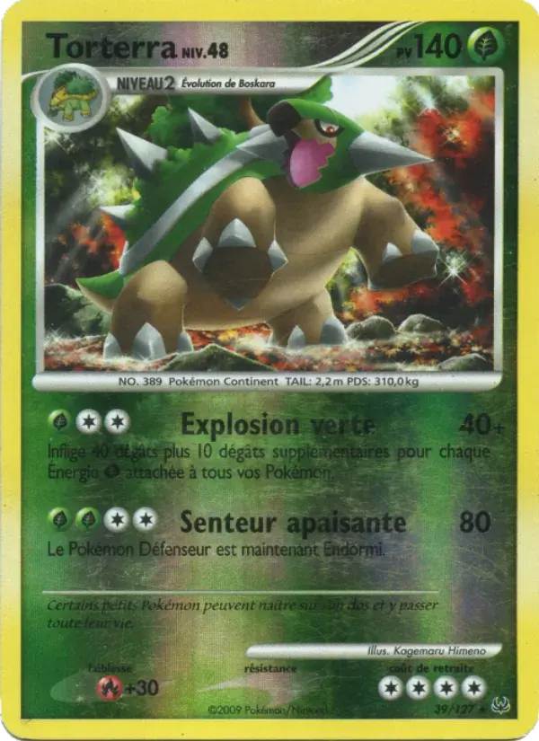 Torterra — Platine 39 French Pokémon card