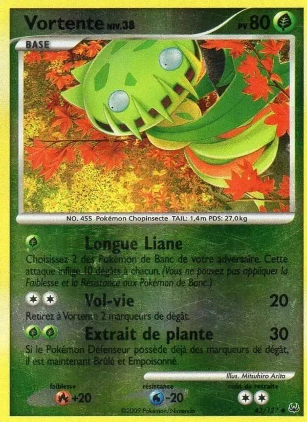Vortente — Platine 43 French Pokémon card
