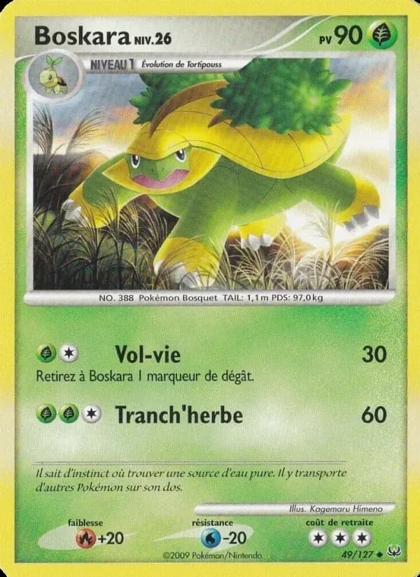 Boskara — Platine 49 French Pokémon card