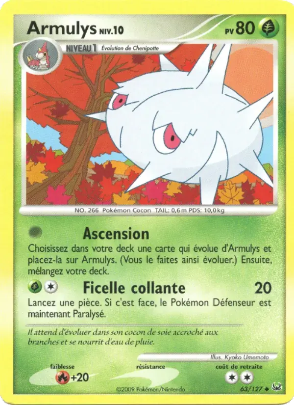 Armulys — Platine 63 French Pokémon card