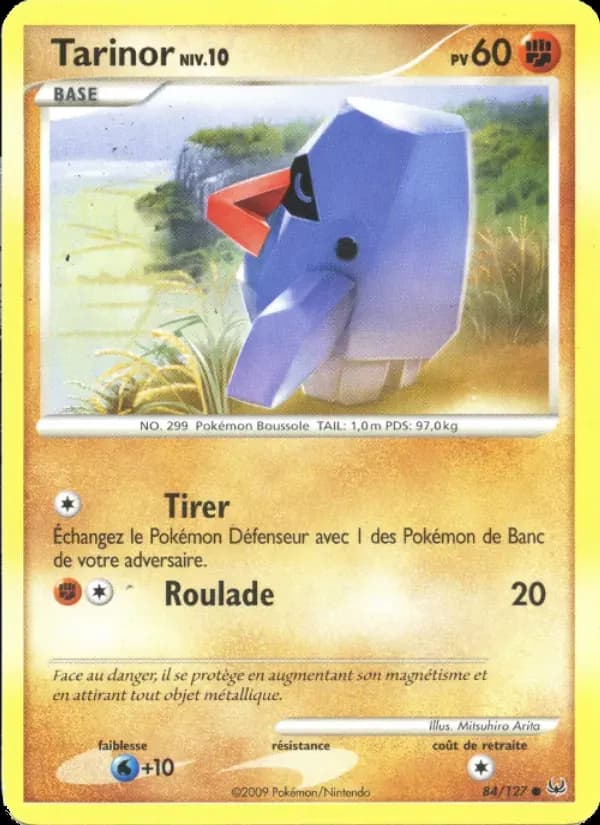 Tarinor — Platine 84 French Pokémon card