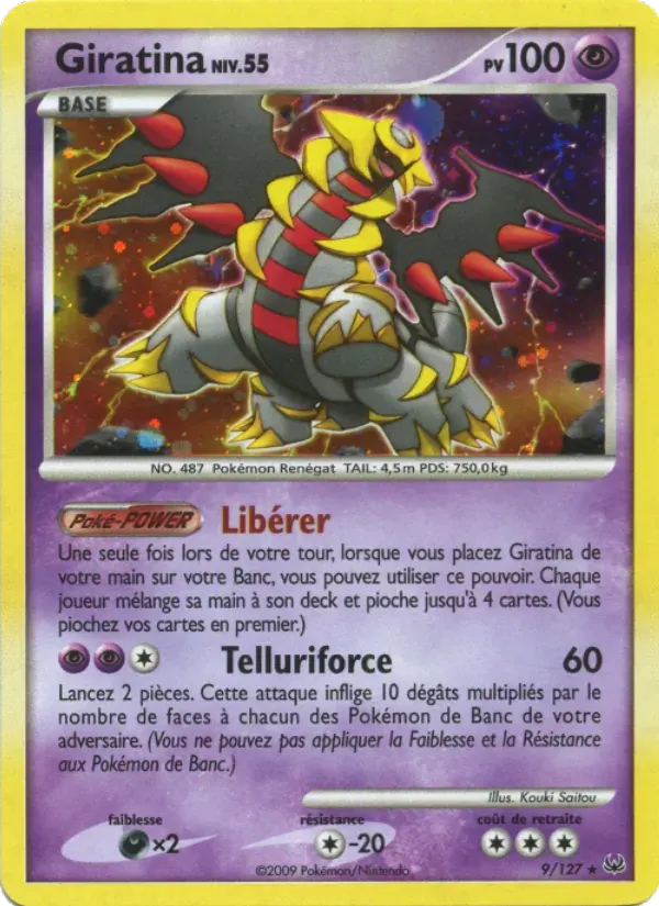 Giratina — Platine 9 French Pokémon card