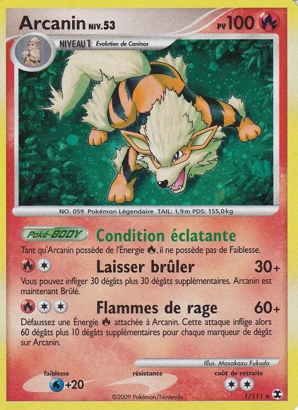 Arcanin Niv. 53 — Rivaux Émergeants 1 French Pokémon card