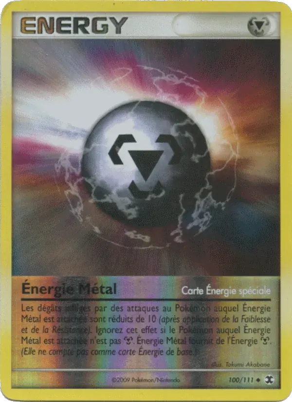 Énergie Métal — Rivaux Émergeants 100 French Pokémon card