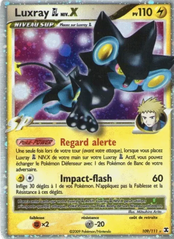 Luxray Niv. X — Rivaux Émergeants 109 French Pokémon card