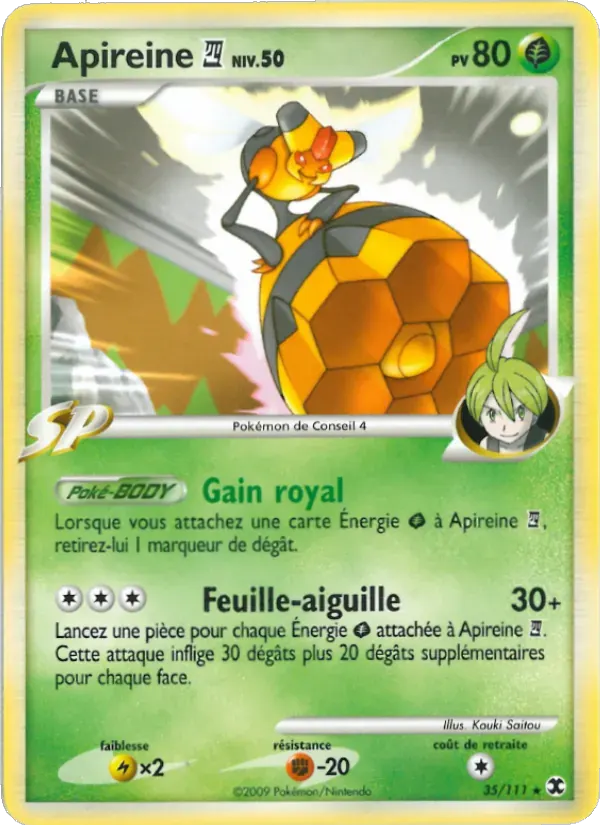 Apireine Niv. 50 — Rivaux Émergeants 35 French Pokémon card