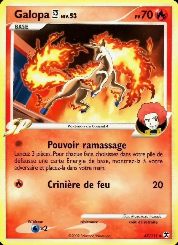Galopa Niv. 53 — Rivaux Émergeants 47 French Pokémon card