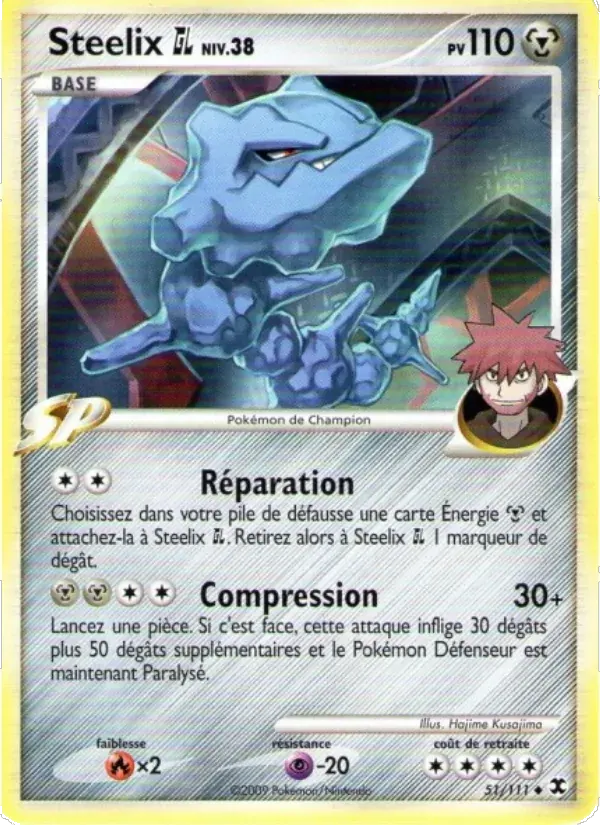 Steelix Niv. 38 — Rivaux Émergeants 51 French Pokémon card