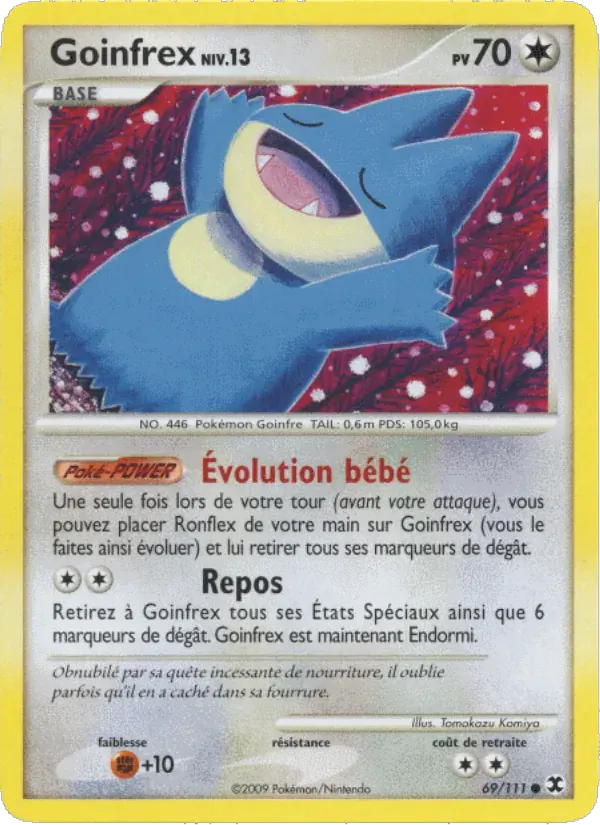 Goinfrex Niv. 13 — Rivaux Émergeants 69 French Pokémon card